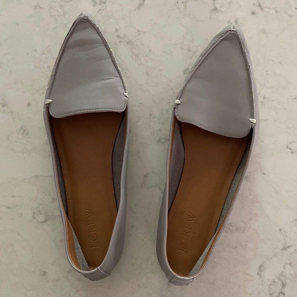 J.Crew Factory Leather Flat SZ 7